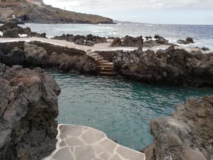 Lava seawater pools in Garachico, Piscinas Naturales El Caleton