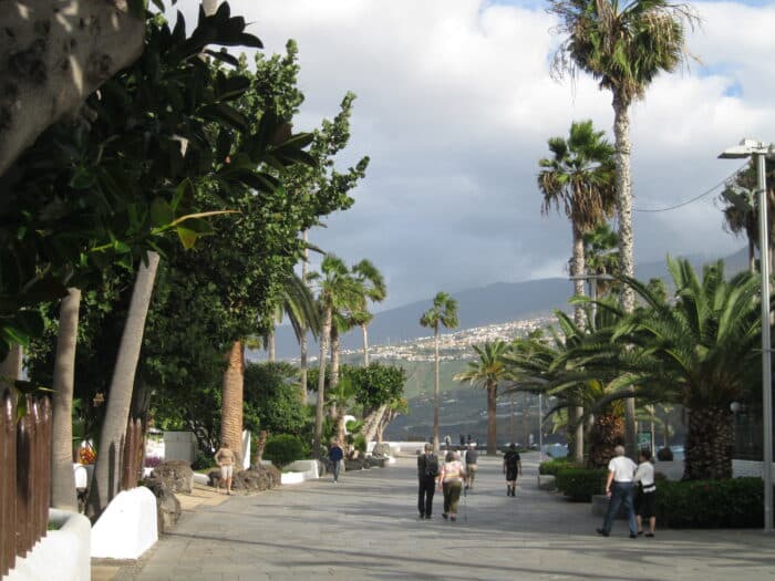 Přímořská promenáda San Telmo v Puerto de la Cruz, Tenerife