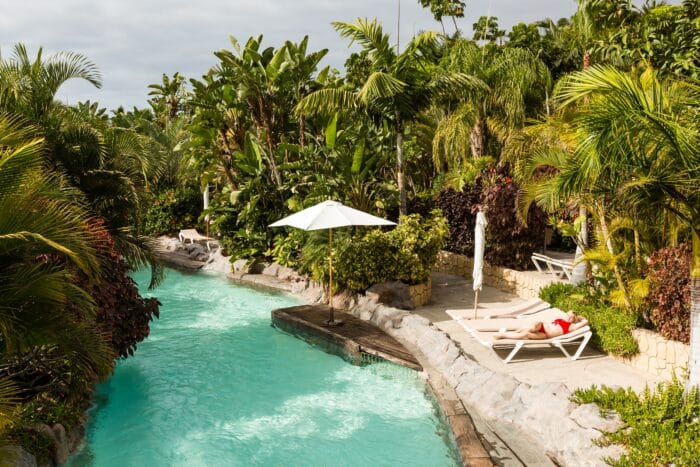 Líná řeka Mai Thai v Siam Parku na Tenerife