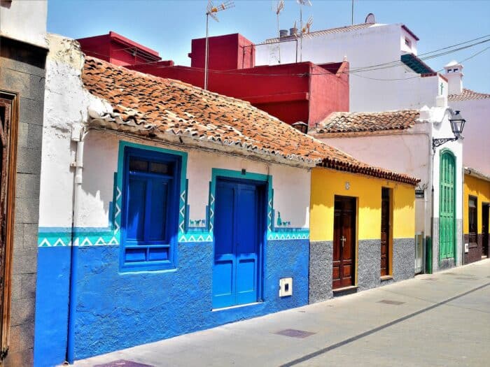 Rybářská čtvrť La Ranilla v Puerto de la Cruz na Tenerife