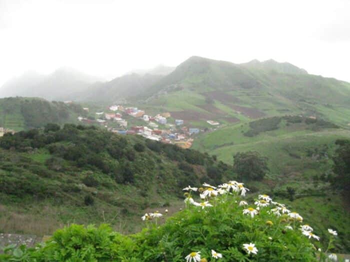 Vyhlídka z Cruz del Carmen v pohoří Anaga na Tenerife